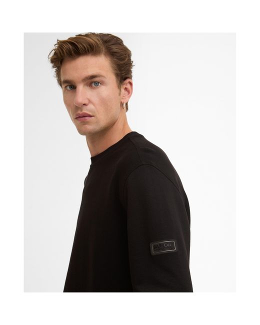 Barbour Black Kaspain Sweatshirt for men