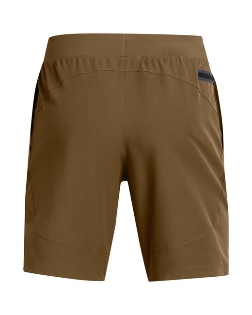 Under Armour Green Unstoppable Performance Gym Shorts for men