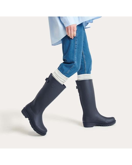 Fitflop Blue Wonderwelly Tall Wellington Boots