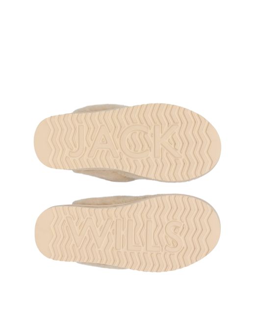 Jack Wills Natural Mule Slippers