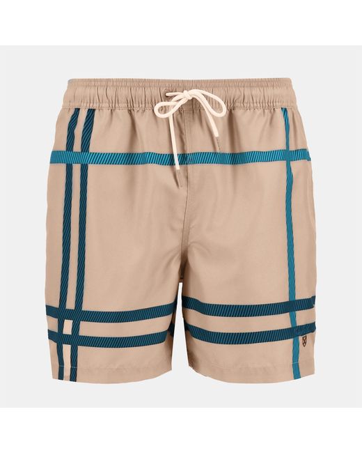 Barbour Green Twain Swimming Shorts for men