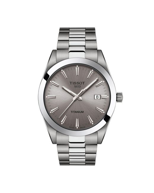 Tissot Metallic Stainless Steel Water Resistant Analogue Quartz Watch for men
