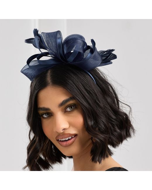 Jon Richard Blue Medium Fascinator Headband