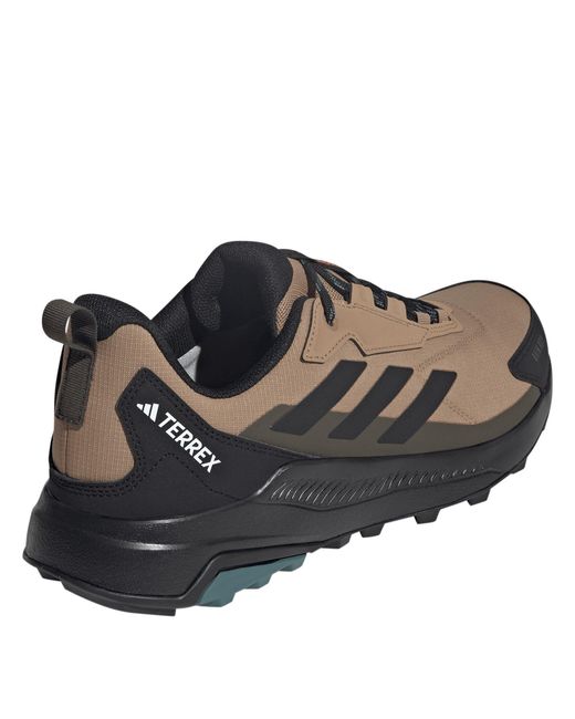 Adidas Brown Terrex Anylander Rain.Rdy Hiking Shoes for men