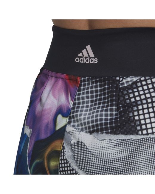 Adidas Blue Tennis U.S. Series Ergo Printed Shorts