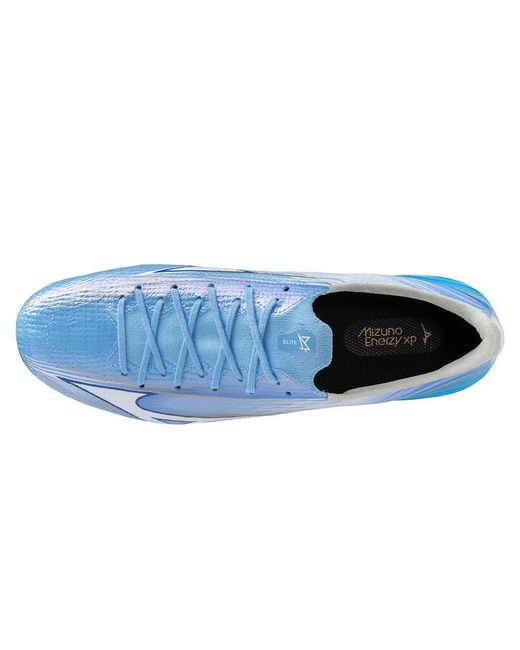 Mizuno Blue Alpha Elite Soft Ground Rugby Boots for men