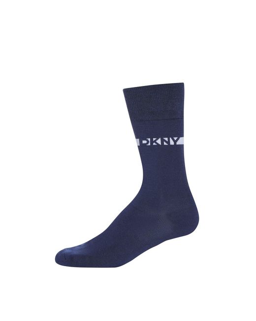 DKNY Blue 6 Pack Socks Jay for men