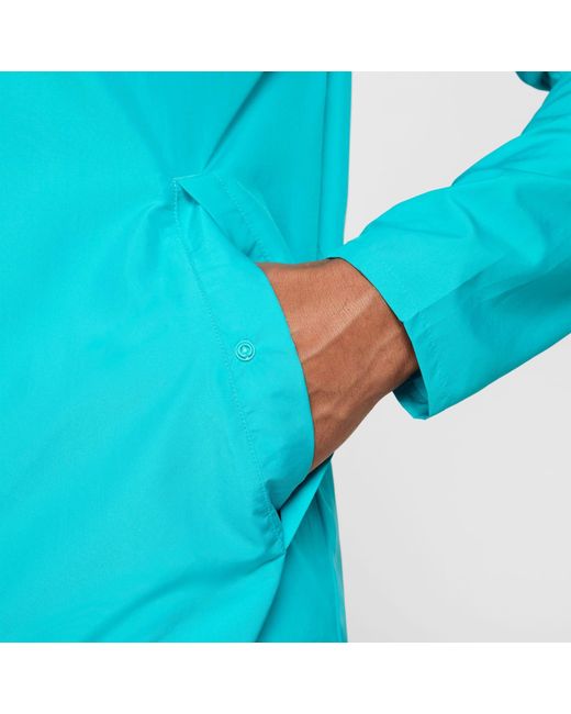 Nike Blue Miler Repel Running Jacket for men