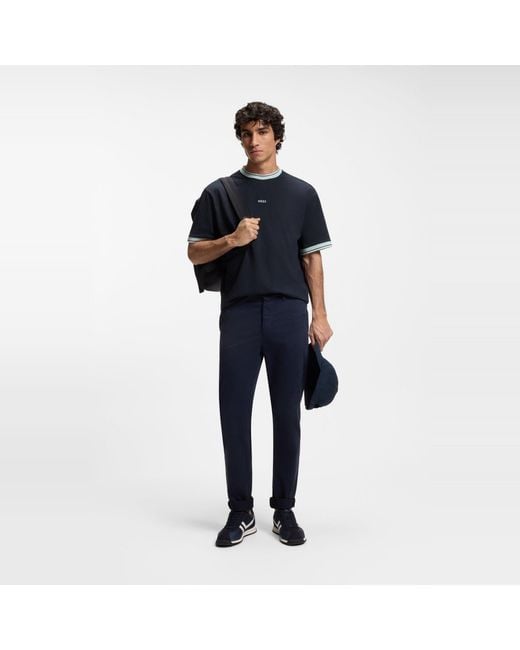 Boss Blue Te_Blocks 00404 for men