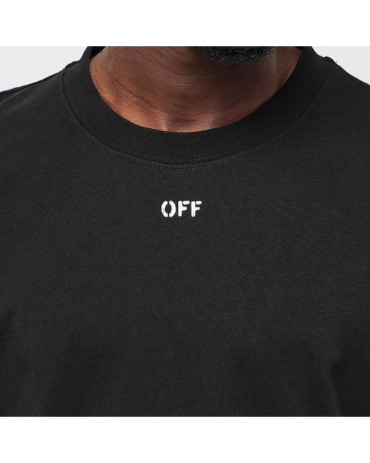 Off-White c/o Virgil Abloh Black Brick Arrow Crew Neck Short Sleeve T-Shirt for men