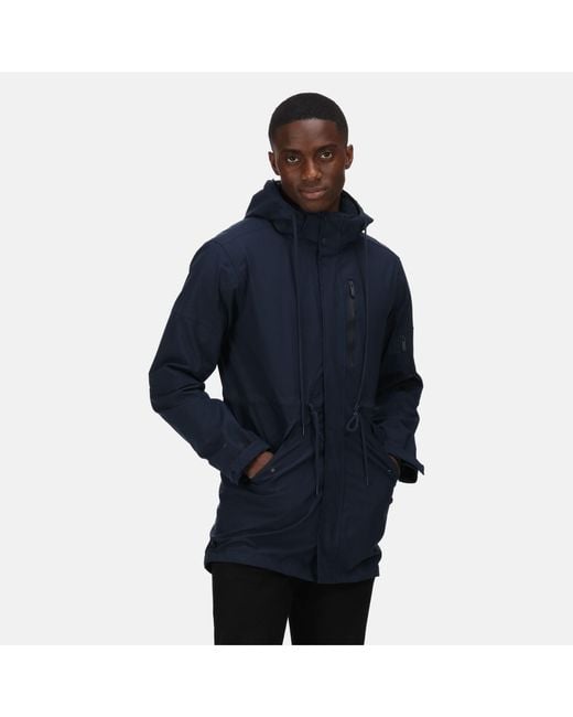 Regatta Blue Asher Waterproof Jacket for men