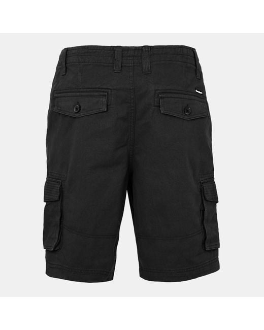 Threadbare Black Cargo Shorts for men