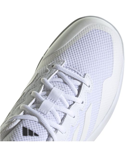 Adidas White Gamecourt Tennis Shoes for men