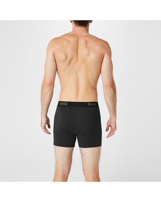 Lonsdale Green 2 Pack Boxer Shorts for men