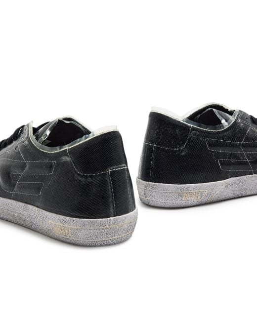 DIESEL Black Court Trainers