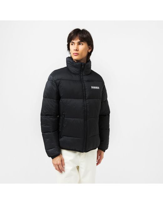 Napapijri Black Suomi Padded Jacket for men