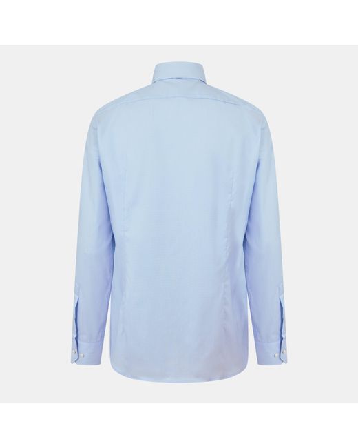 Boss Blue Long Sleeve Tailored Fit Shirt for men