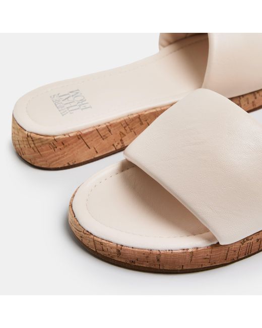 Where's That From Multicolor Pu Julia Flatform Sliders Sandal Ladies