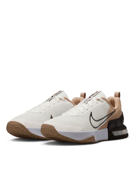Nike White Air Max Alpha Trainer 6 Workout Shoes for men