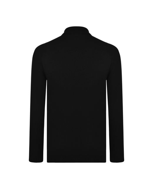 Belstaff Black Long Sleeved Polo Shirt for men