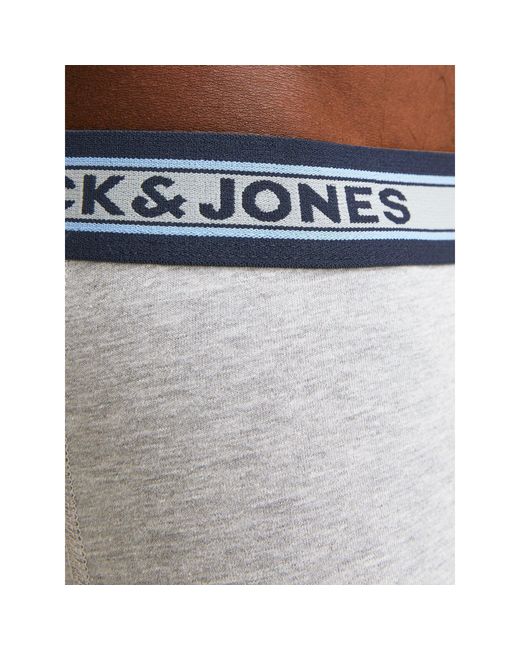 Jack & Jones Blue Solid 10-Pack Boxer Trunks for men