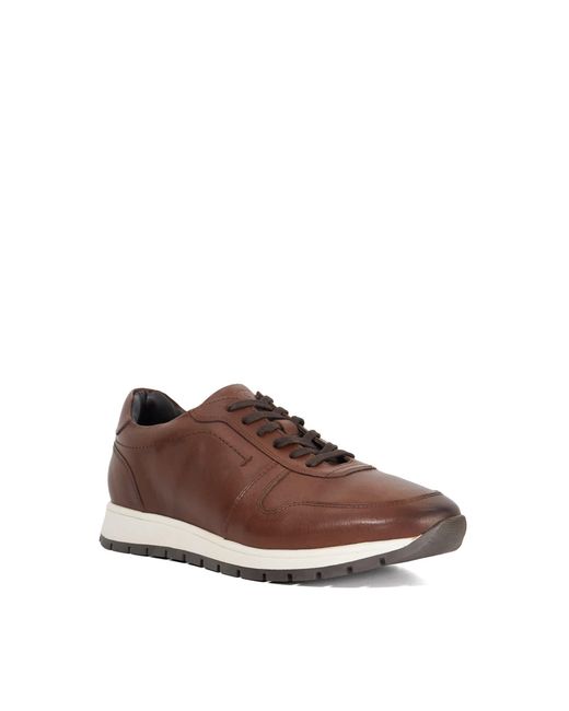 Dune Brown Tris Low-Top Trainers for men