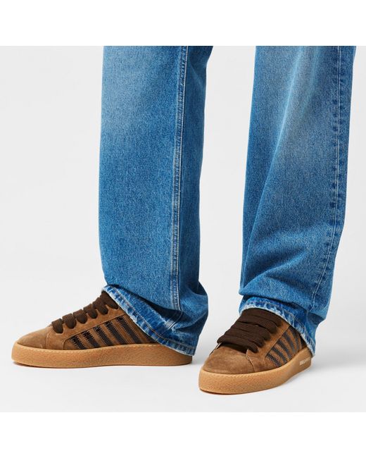 DSquared² Brown Low-Top Trainers for men
