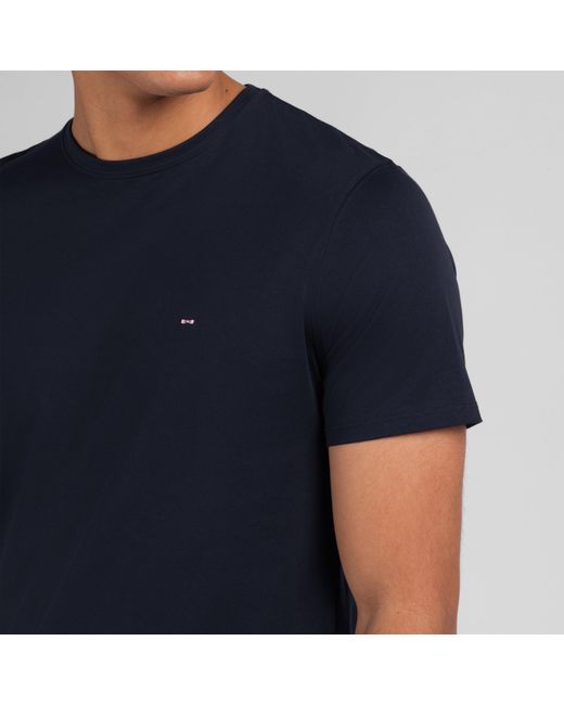 Eden Park Blue Light Pima Cotton T-Shirt for men