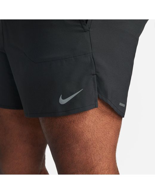 Nike Blue Stride 5In Performance Shorts for men