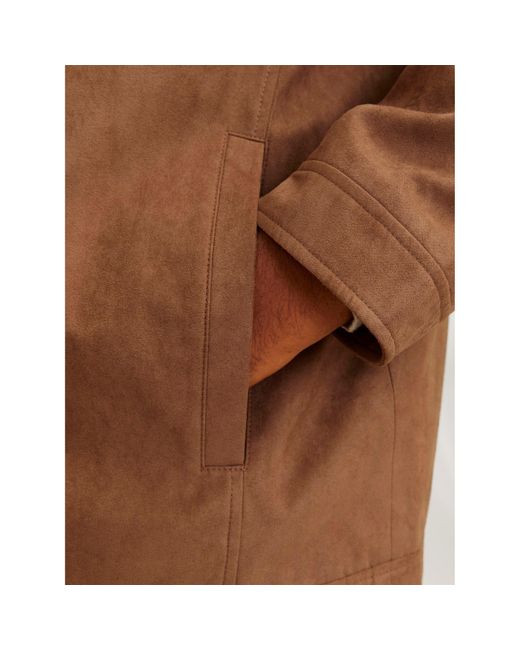 Jack & Jones Brown Jack Dylan Jacket Plus Size for men