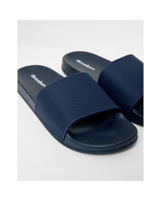 Threadbare Blue Arlo Flat Sandal for men