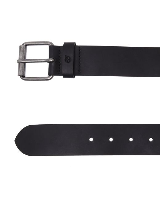 Timberland Black Leather Belt for men