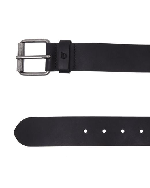 Timberland Black Leather Belt for men
