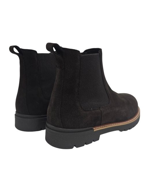 Firetrap Black Millau Suede Chelsea Boots for men