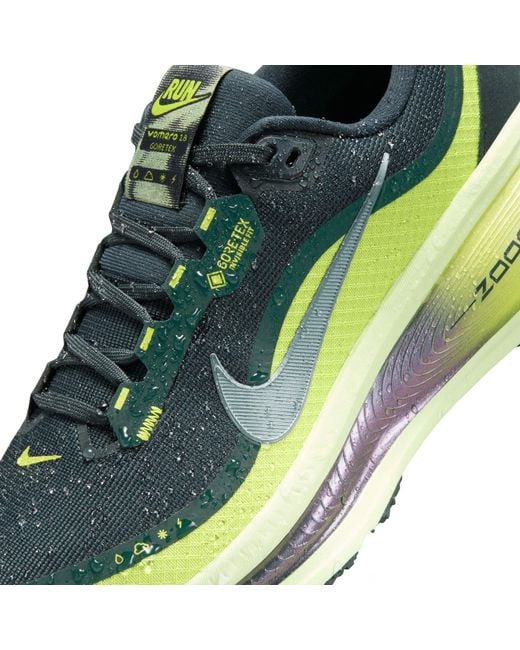 Nike Vomero 18 Gore-Tex Running Shoes in Green | Lyst UK