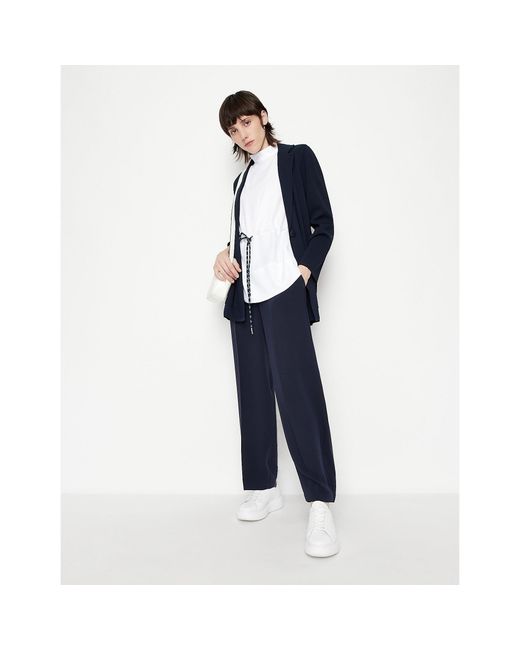 ARMANI EXCHANGE Blue Straight Leg Trouser