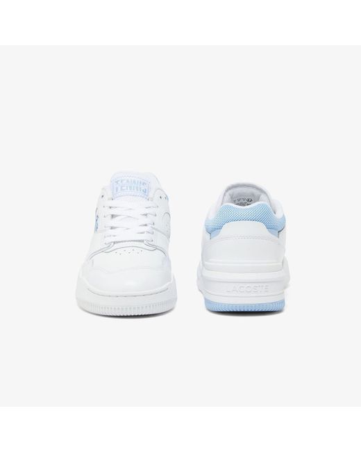 Lacoste White Lineshot Leather Trainers