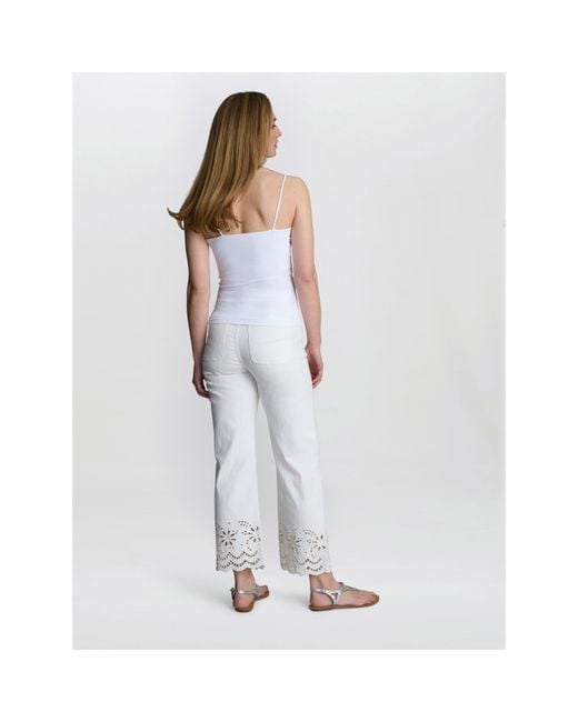 Gina Bacconi White Bibi Bra Shelf Vest
