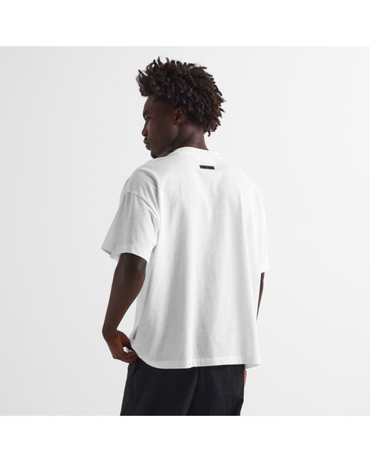 Fear Of God White Oversized T-Shirt for men