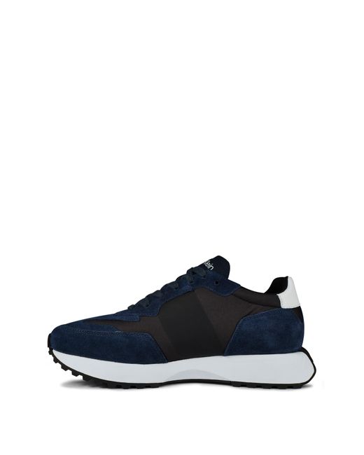 Calvin Klein Blue Suede Trainers for men