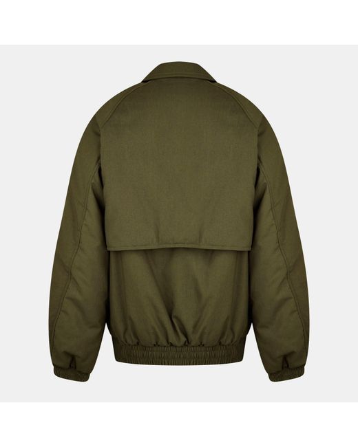 Jack Wills Green Long Sleeve Full Zip Harrington Jacket for men