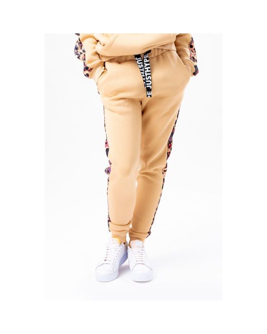 Hype Natural Closed Hem Woven Tracksuit Joggers