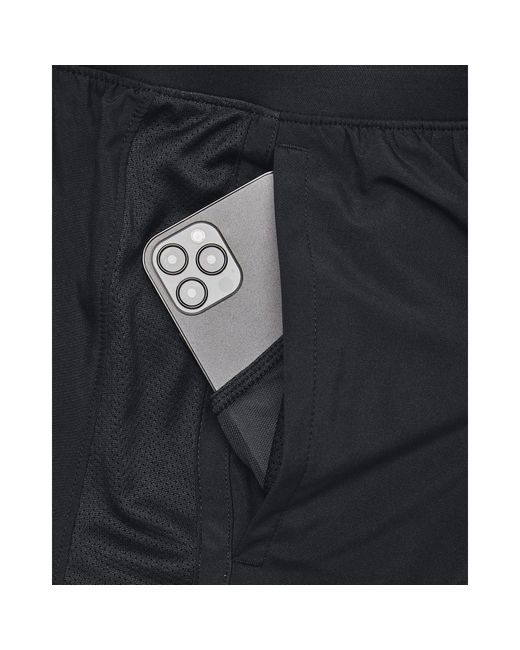 Under Armour Blue Ua Launch 2-In-1 5In Shorts for men
