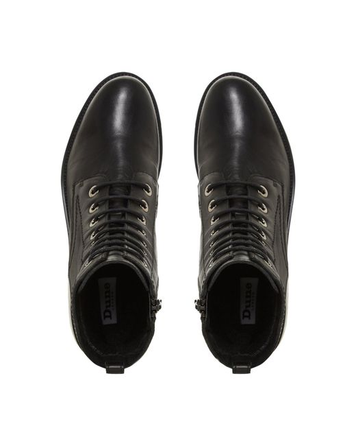 Dune Black Prestone Ankle Boots