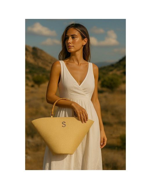 Sorena Metallic Tote Bag