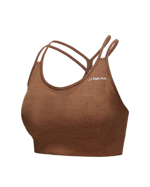 La Gear Brown Seamless Bra