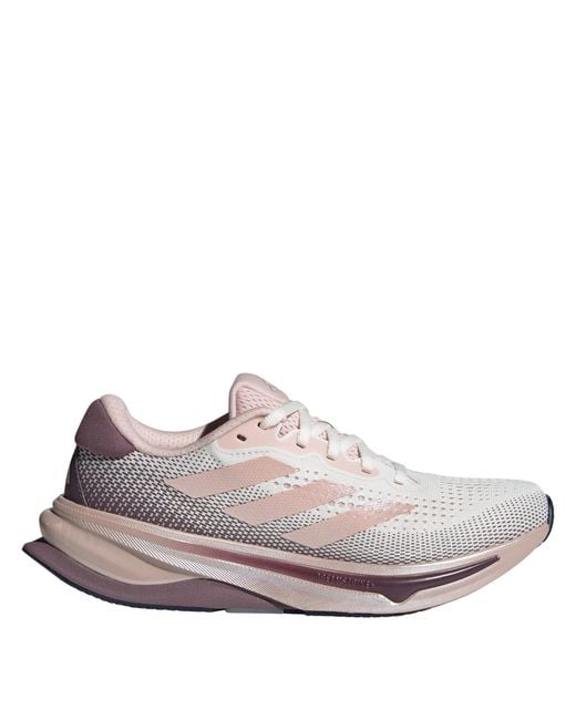 Adidas White Solution W Road Running Shoes