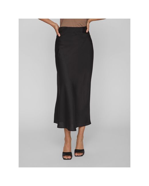 Vila White Midi Skirt