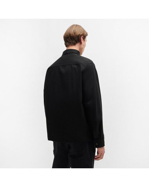HUGO Black Mid-Weight Overshirt for men