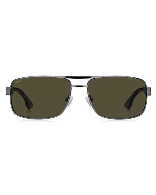 Boss Multicolor Navigator Square Sunglasses for men